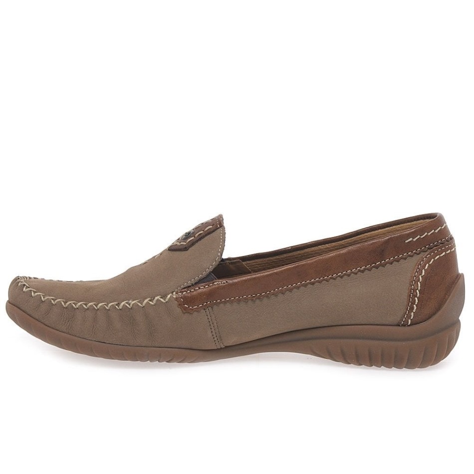 Corda Nubuck/tan California Mocassins Sportifs Pour Femmes Gabor | Exclusif